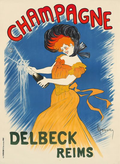 Champagne Delbeck, c. 1902 de Leonetto Cappiello