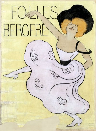 Folies Bergères, 1900 de Leonetto Cappiello