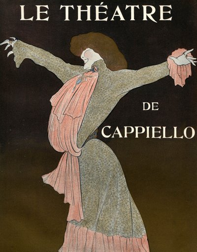 Portada de la revista "Le Theatre de Leonetto Cappiello