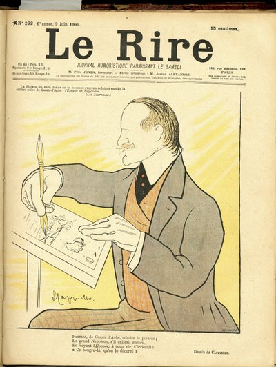 Ilustración de Leonetto Cappiello llamado Cappiello (1875-1942) para la portada de Le Rire de Leonetto Cappiello