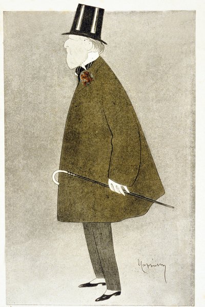 Jacques Doucet (1853-1929), diseñador de moda francés, conocido por sus elegantes vestidos, hechos con materiales translúcidos superpuestos en colores pastel. de Leonetto Cappiello