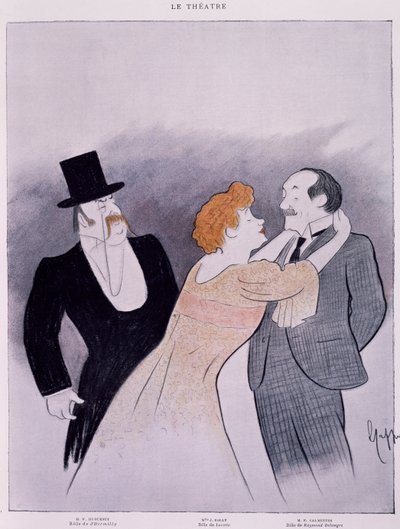 Lucette en el Teatro del Ginnasio, por Leonetto Cappiello (1875-1942) de Leonetto Cappiello
