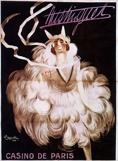 Mistinguett en el Casino de París, póster por Leonetto Cappiello (1875-1942) de Leonetto Cappiello
