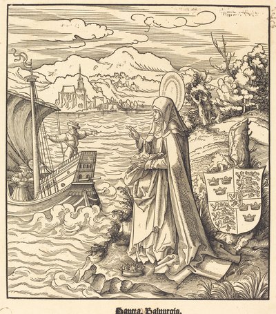 Santa Walburga de Leonhard Beck