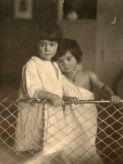 Retrato de dos niños de Leonid Andreyev