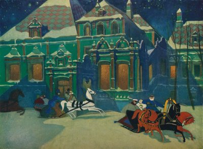 El Palacio Boyard de los Príncipes Youssoupoff en Moscú, c. 1900, 1926 de Leonid Brailovsky