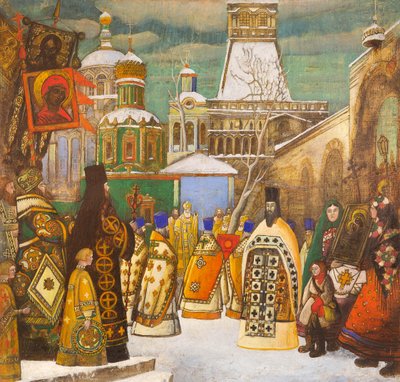 Procesión de Pascua de Leonid Mikhaylovich Brailovsky