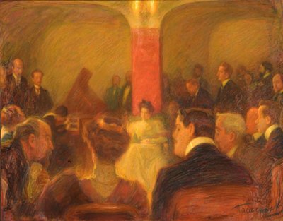 Concierto de Wanda Landowska, 1907 de Leonid Osipovic Pasternak