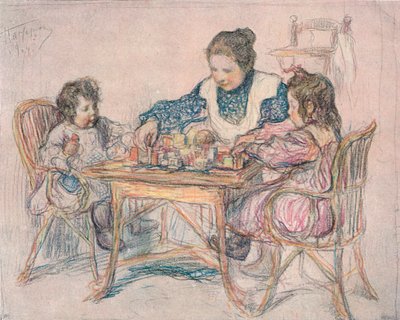 Dibujo, 1904, 1906 de Leonid Osipovic Pasternak