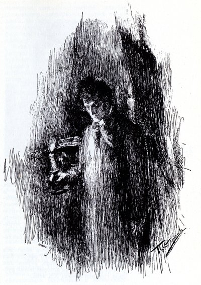 Ilustración del drama El Baile de Máscaras de M. Lermontov, 1891 de Leonid Osipovic Pasternak
