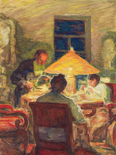 León Tolstói con su familia, por Pasternak, Leonid Osipovich (1862-1945) de Leonid Osipovic Pasternak