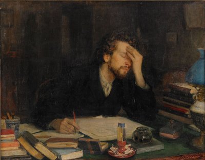 Los tormentos del trabajo creativo de Leonid Osipovic Pasternak