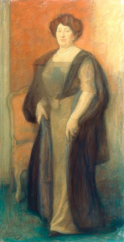Retrato de Anna Borisovna Vysotskaya de Leonid Osipovic Pasternak