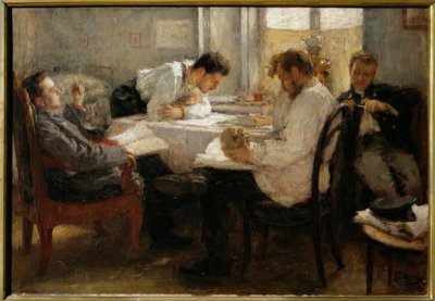 La noche antes del examen de Leonid Osipovic Pasternak