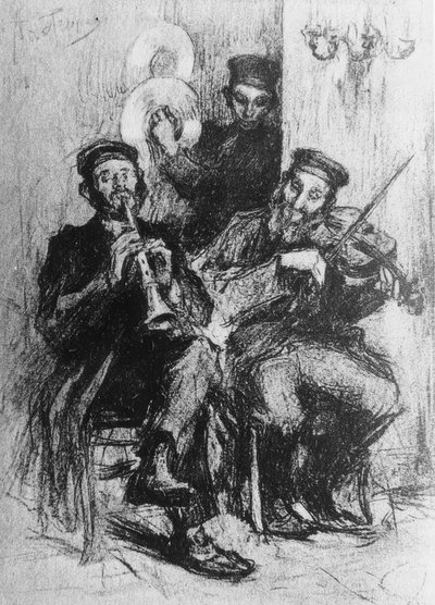 Músicos judíos de Leonid Osipovic Pasternak