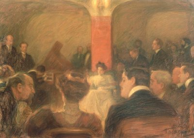 Concierto de la clavecinista Wanda Alexandra Landowska (1879–1959) de Leonid Osipovic Pasternak