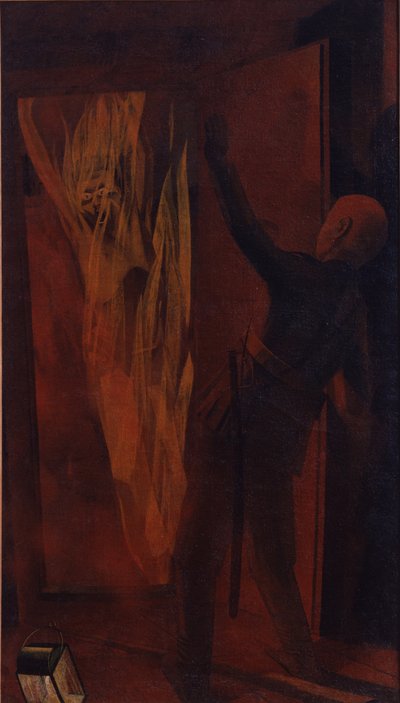 Auto-inmolación de un miembro de la organización terrorista Voluntad del Pueblo, 1928 de Leonid Terentievich Chupyatov