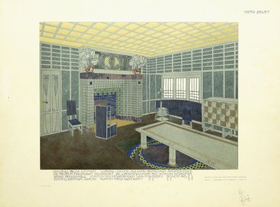 Comedor, Viena, c.1901 de Leopold Bauer