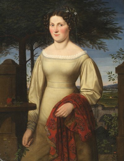 retrato de una dama de Leopold Blonder