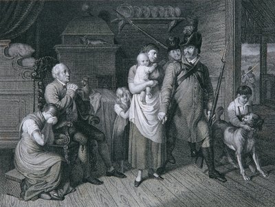 La despedida del hombre Landwehr de Leopold Blonder