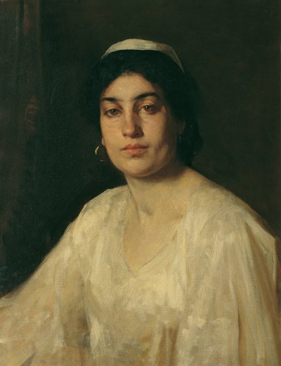 Retrato de una mujer egipcia de Leopold Carl Muller