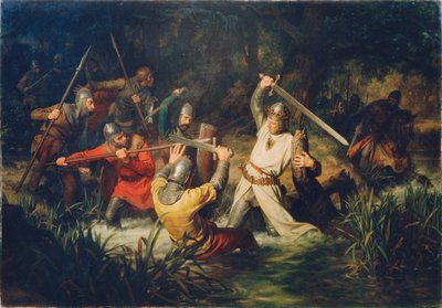 Rodolfo de Habsburgo en peligro mortal, 1872 de Leopold Edler von Löffler Radymno