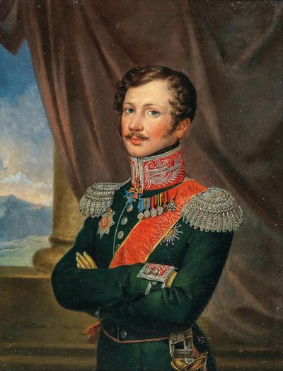Retrato del Teniente General Paul Andreas Edler von Rennenkampff de Leopold Fertbauer