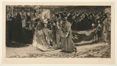 Ricardo duque de Gloucester y Lady Anne de Leopold Flameng