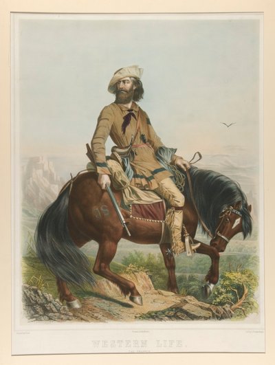 Vida occidental, el trampero de Leopold Grozelier