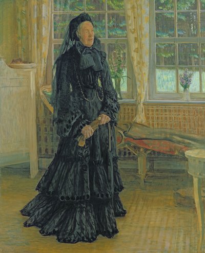Marie Zacharias (1828-1907) Día Lluvioso, 1904 de Leopold Karl Walter von Kalckreuth