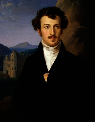Retrato de Franz Von Schober (Torup de Leopold Kupelwieser