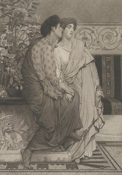El Primer Susurro del Amor, 1876 de Leopold Lowenstam