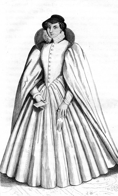 Caterina de Medici, ropa de época francesa siglo XVI Enrique reino II, rey de Francia de Leopold Massard