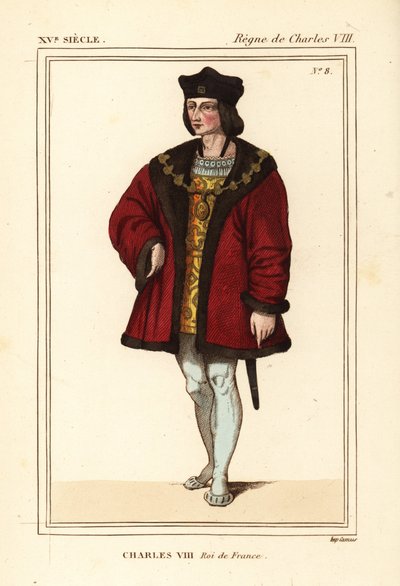 Rey Carlos VIII de Francia, el Afable de Leopold Massard