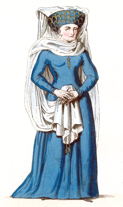 Margarita de Comminges esposa de Arnaud II señor de Durfort de Leopold Massard