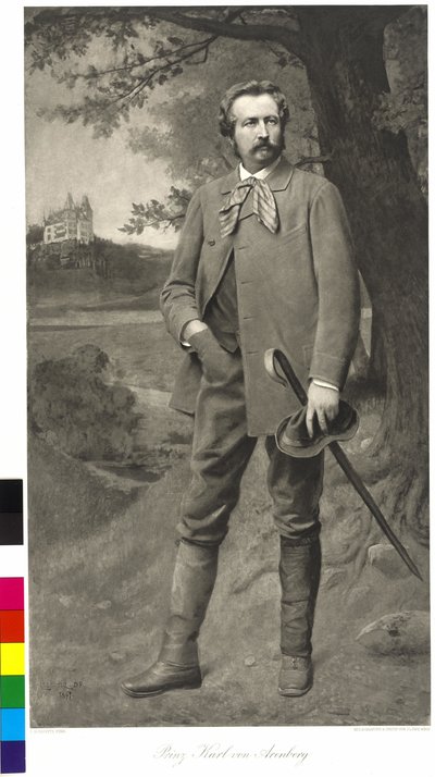 Karl príncipe y duque Arenberg de Leopold Stephan (after) Horovitz