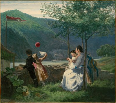 El embarcadero en Weißenkirchen de Leopold Till