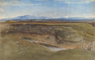 Paisaje cerca de Roma, 1867 de Leopold Venus