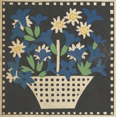 Cesta de flores de Leopoldine Kolbe