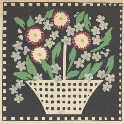 Cesta de flores de Leopoldine Kolbe