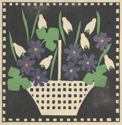 Cesta de Flores, 1907 de Leopoldine Kolbe