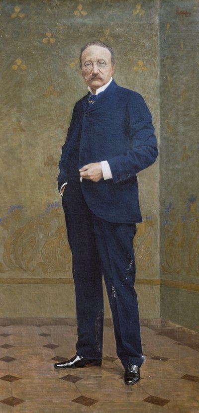 Retrato de Arrigo Boito de Leopoldo Metlicovitz