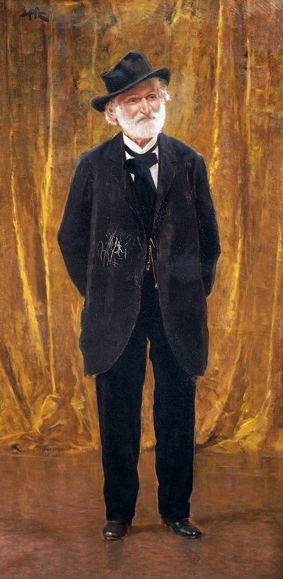 Retrato de Giuseppe Verdi de Leopoldo Metlicovitz