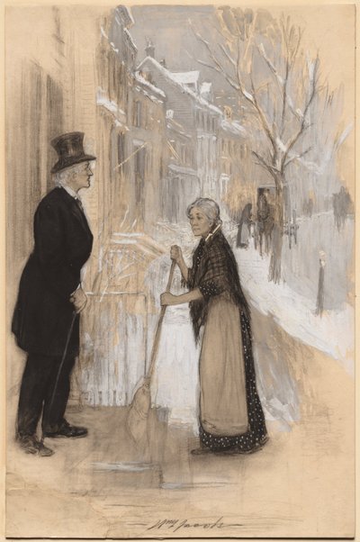 Boceto para ilustrar "Not Honourably Discharged" (Baja no honrosa) de Leroy William Jacobs