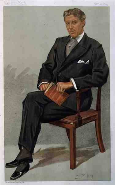 Aubrey Tanqueray, caricatura de 