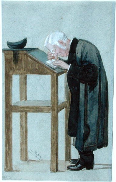 Caricatura de un Don de Oxford de Leslie Matthew Ward