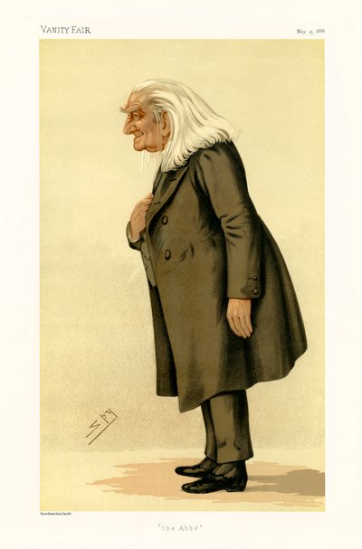 Franz Liszt - retrato de pie de Leslie Matthew (1851 1922) Ward