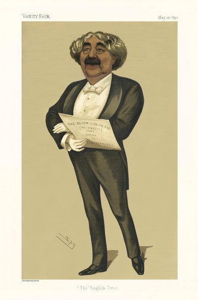 John Sims Reeves - retrato de pie de Leslie Matthew (1851 1922) Ward