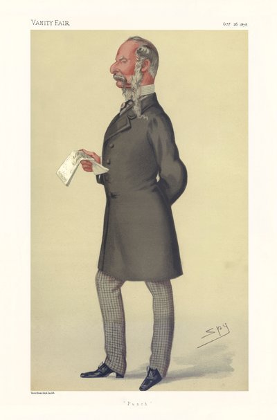John Tenniel - retrato de pie de Leslie Matthew (1851 1922) Ward