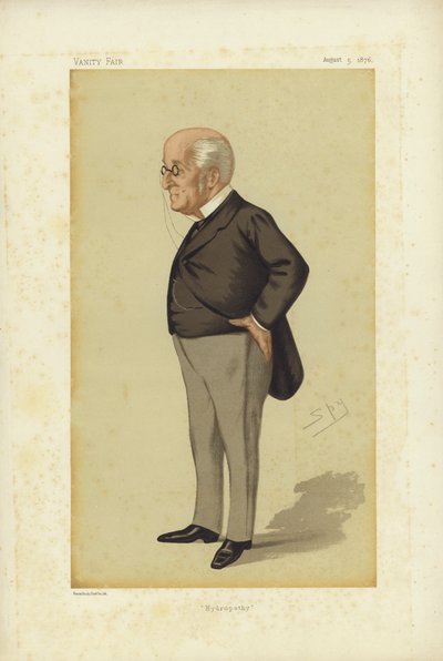 James Manby Gully, MD, Hidropatía, Caricatura de Vanity Fair de Leslie Matthew Ward